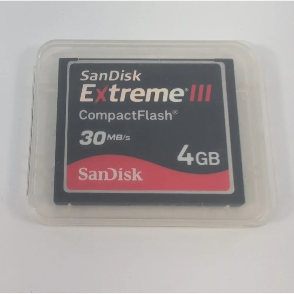 SanDisk Extreme III 4GB CompactFlash Card OEM - Tested